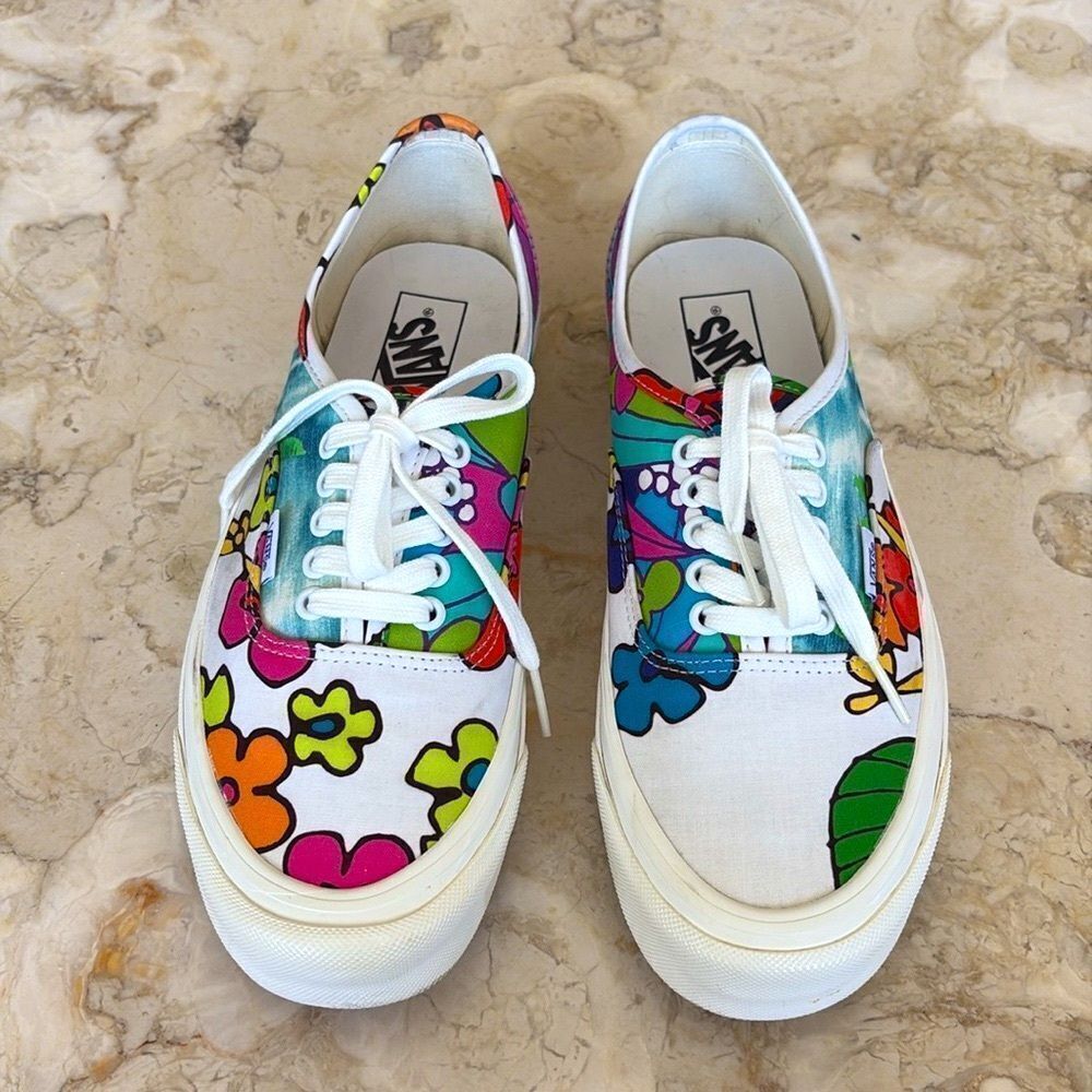 Vans 44 DX Factory Collection Hoffman OG Floral Skate Shoes Anaheim Factory Rare